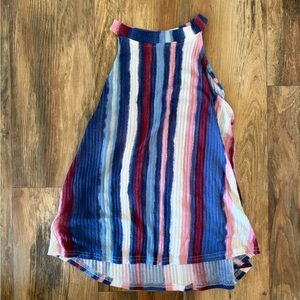 Colorful Striped Women's Tank Top